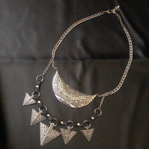 Woman’s Gothic/Metal Necklace, 13”inches long and layered